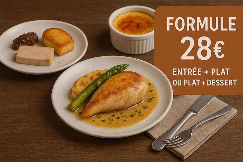 Menu a 28€
