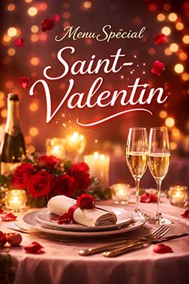 menu saint valentin