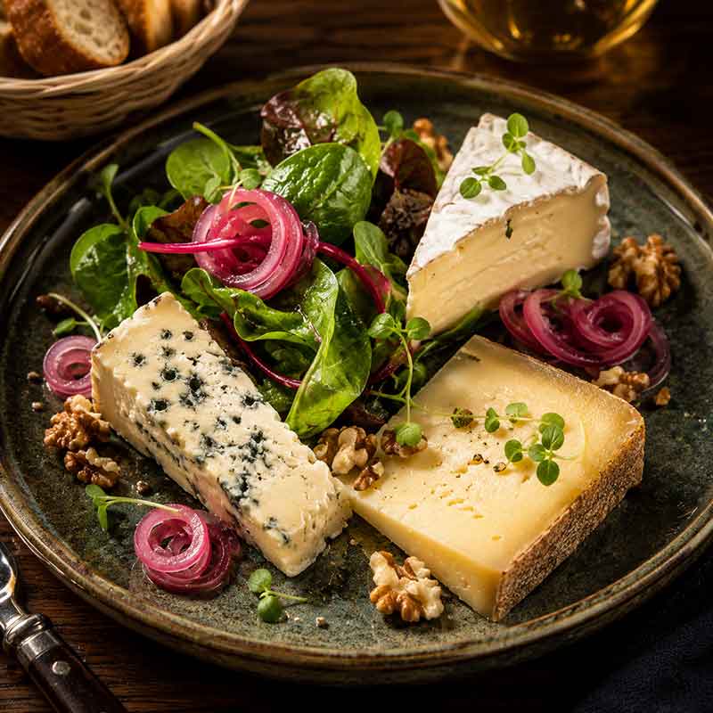 3 fromage et salade